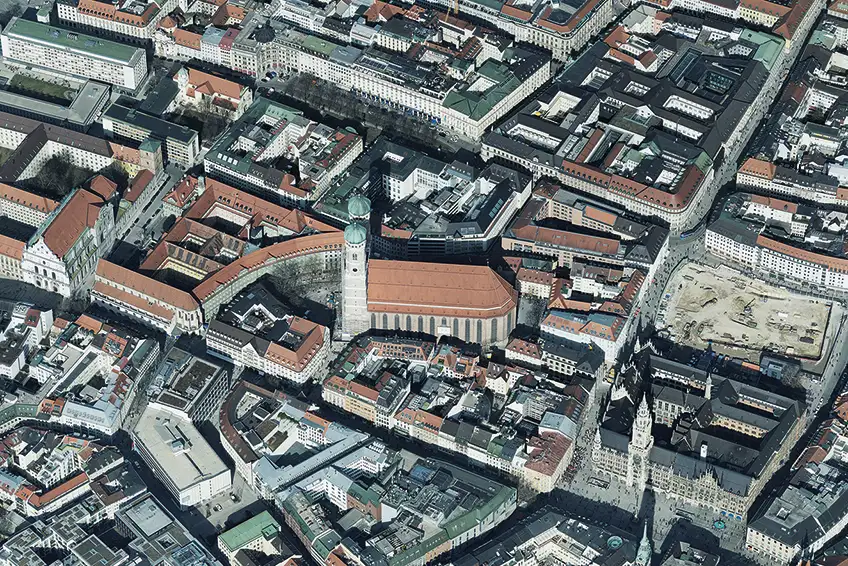 Oblique-Luftbilder / Schrägbildflug